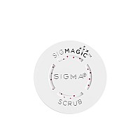 Sigma Beauty Portable 2In1 Sigmagic Scrub Solid Professional Grade Makeup Brush Cleaner With Silicone Texture To Quickly An