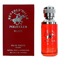 BHPC Blaze by Beverly Hills Polo Club, 3.4 oz Eau De Toilette Spray for Men