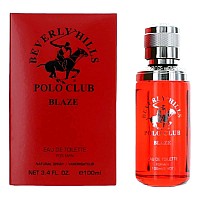 BHPC Blaze by Beverly Hills Polo Club, 3.4 oz Eau De Toilette Spray for Men