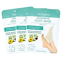 Pure Radiance By Cala Moisturizing Foot Masks 3 Pairs