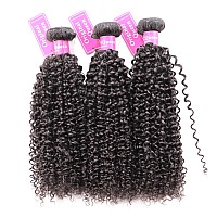 Original Queen 100 Brazilian Unprocessed Virgin Kinky Curly Human Hair Weave 3 Bundles Deep Curly Hair Extensions Mixed Length