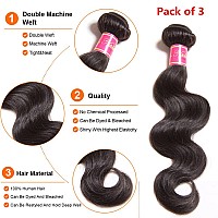 Nadula Hair 12A Brazilian Body Wave Virgin Human Hair 4 Bundles 20 22 24 26 100 Unprocessed Brazilian Wavy Human Hair Weave Ex