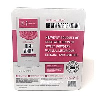 Natural Deodorant No Aluminum No Artificial Fragrance Certified Vegan And Cruelty Free Rose Vanilla 3 Pack