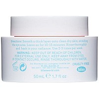 Bliss Mighty Marshmallow Bright & Radiant Whipped Mask - Brightening & Hydrating Face Mask - 17 Oz - Luminious Skin - clean - Vegan & cruelty-Free - All Skin Types