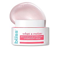 Bliss What A Melon Overnight Facial Mask 17 Oz Reviving Destressing Overnight Mask Hydrates Nourishes And Softens