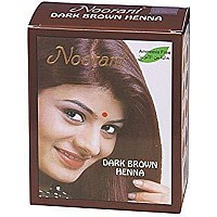 Noorani Henna Based Hair Color And Herbal Powder Shipping In Usa Ships From California 1 6 Pouch X 10G Dark Brown Henna