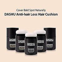 DASHU Daily Anti-Hair Loss Hair Cushion Black .92oz - Thick & Full Looking Hair, Safe from Sweating & Raining