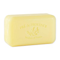 Pre de Provence Artisanal Soap Bar, Natural French Skincare, Enriched with Organic Shea Butter, Quad Milled for Rich, Smooth & Moisturizing Lather, Sweet Lemon, 5.3 Ounce