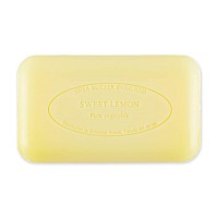 Pre de Provence Artisanal Soap Bar, Natural French Skincare, Enriched with Organic Shea Butter, Quad Milled for Rich, Smooth & Moisturizing Lather, Sweet Lemon, 5.3 Ounce