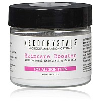 Needcrystals Microdermabrasion Crystals 4 Oz  113 Gr Diy Facial Scrub Natural Face Exfoliator For Dull Or Dry Skin Improves Scars, Blackheads, Pore Size, Wrinkles, Blemishes & Skin Texture