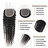 12A Brazilian Virgin Deep Wave Hair 3 Bundles With Closure 20 22 2418Closure 100 Unprocessed Virgin Brazilian Pineapple Wav