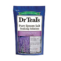 DR TEALs Pure Epsom Salt Soaking Solution with Lavender - 1 lb bag