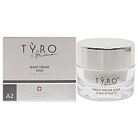 Tyro Night Cream Gold 1.69 oz for Unisex - White Cream