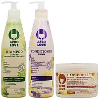 Afro Love Shampoo & Conditioner + Hair Souffle 16Oz 