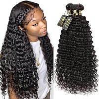 Qthair Brazilian Hair Deep Wave Bundles Human Hair For Black Women 14A 100 Unprocessed Virgin Hair Deep Curly Bundles Human Hai