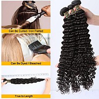 Qthair Brazilian Hair Deep Wave Bundles Human Hair For Black Women 14A 100 Unprocessed Virgin Hair Deep Curly Bundles Human Hai