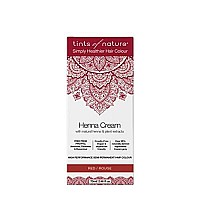 Tints of Nature Red Semi-Permanent Henna Cream Hair Colour Natural and Organic - Single Pack