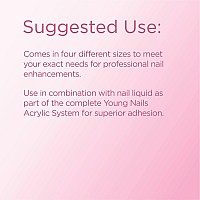 Young Nails Acrylic Speed Powder Selfleveling Acrylic Nail Powder Clear Nude Pink White Acrylic Powder For Nail Extenstion