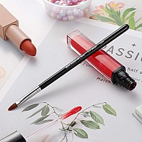 Lip Brush Professional Make Up Brush Travel Lipstick Gloss Wands Applicator Cosmetic Tool Kits Cruelty Free Nylon Hair Vegan Mak