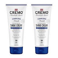 Cremo Barber Grade Cooling Shave Cream Astonishingly Superior Ultraslick Shaving Cream Fights Nicks Cuts And Razor Burn 6 Fl