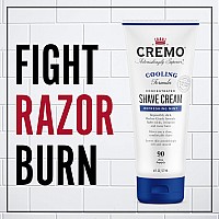 Cremo Barber Grade Cooling Shave Cream Astonishingly Superior Ultraslick Shaving Cream Fights Nicks Cuts And Razor Burn 6 Fl