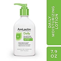 AmLactin Daily Moisturizing Body Lotion, Moisturizing Lotion for Dry Skin to Help Soften and Smooth - 7.9 Oz Pump Bottle (packaging may vary)