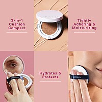 Missha Magic Cushion Moist Up No 21 Light Beige For Bright Skin Hydrating 3In1 Moisture Korean Cushion Foundation Longlast