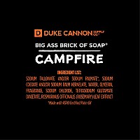 Duke Cannon Supply Co Big Brick Of Soap Bar For Men Campfire Warm Slightly Smoky Scent Multipack Superior Grade Extra La