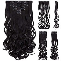 Black Hair Extension,Clip Hair Extensions 18