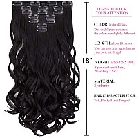 Black Hair Extension,Clip Hair Extensions 18