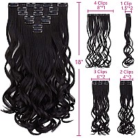 Black Hair Extension,Clip Hair Extensions 18