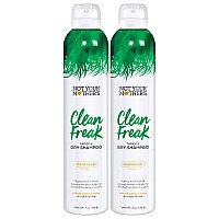 Not Your Mothers Clean Freak Tapioca Dry Shampoo (2-Pack) - 7 oz - Refreshing Dry Shampoo - Instantly Absorbs Oil and Odor for Refreshed Hair