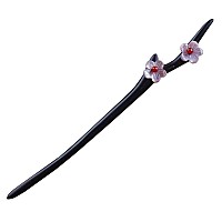 Wooden Hair Stick For Women Girl 708 Black Ebony Carved Hair Pins For Long Hair Handmand Hair Accessories For Buns Model C