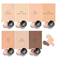 Semme Full Coverage Concealer Dark Circles Creamy Spot Acne Correcting Concealer(#1)