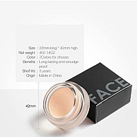 Semme Full Coverage Concealer Dark Circles Creamy Spot Acne Correcting Concealer(#1)