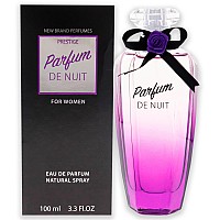 New Brand Perfumes Parfum De Nuit EDP Spray 3.3 oz for