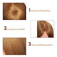 20 Inch Mannequin Head 60% Human Hair Styling Training Head Manikin Cosmetology Head Hair Hairdressing training Face Makeup Practice head 27#