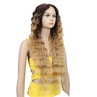 Joedir Lace Front Wigs 30 Long Wavy Synthetic Wigs For Women 130 Density Wigstat62724E