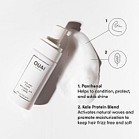 OUAI Air Dry Foam - Hair Mousse for Curly Hair & Beach Waves - Conditioning & Detangling With Kale and Carrot Extract - Paraben, Phthalate and Sulfate Free Curly Hair Products (4 Oz)