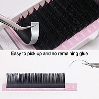 Qeelasee Ellipse Eyelash Extension 020Mm C Curl 10Mm Flat Individual Eyelashes False Lashes Mink Lashes Extensions