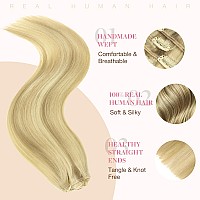 Goo Goo Clip In Hair Extensions Real Human Hair Remy Human Hair Extensions Clip Ins For Women Natural Human Hair 18Inch 120G