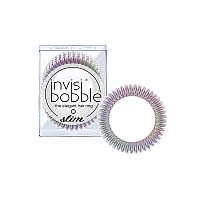 Invisibobble Slim Traceless Spiral Hair Ties Pack Of 3 Vanity Fairy Strong Elastic Grip Coil Hair Accessories For Women N