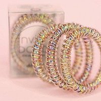 Invisibobble Slim Traceless Spiral Hair Ties Pack Of 3 Vanity Fairy Strong Elastic Grip Coil Hair Accessories For Women N