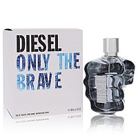 Diesel Only The Brave Eau de Toilette for Men, 4.2 Fl