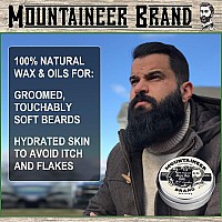 Mountaineer Brand Heavy Duty Beard Balm For Men 100 Natural With No Parabens Or Dyes Leave In Styling And Conditioning Balm