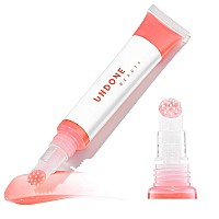 Undone Beauty Lip Life Moisturizing Sheer Balm Lip Tint With Exfoliating Tip For Gentle Dry Skin Removal And Colorless Nonstick