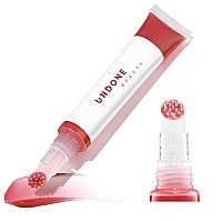 Undone Beauty Lip Life Moisturizing Sheer Balm Lip Tint With Exfoliating Tip For Gentle Dry Skin Removal And Colorless Nonstick