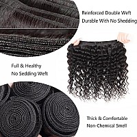 12A Brazilian Deep Wave Human Hair 3 Bundles 14 14 14 Pineapple Deep Wave Bundles 100 Unprocessed Virgin Remy Hair Bundles D