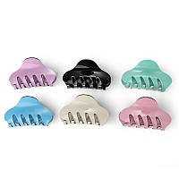 Liasun 33 Jelly Color Hair Claw Clipacrylic Strong Holding Power Hair Clips Hairgrip For Women And Girls Hair Barrettes For M