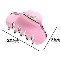 Liasun 33 Jelly Color Hair Claw Clipacrylic Strong Holding Power Hair Clips Hairgrip For Women And Girls Hair Barrettes For M